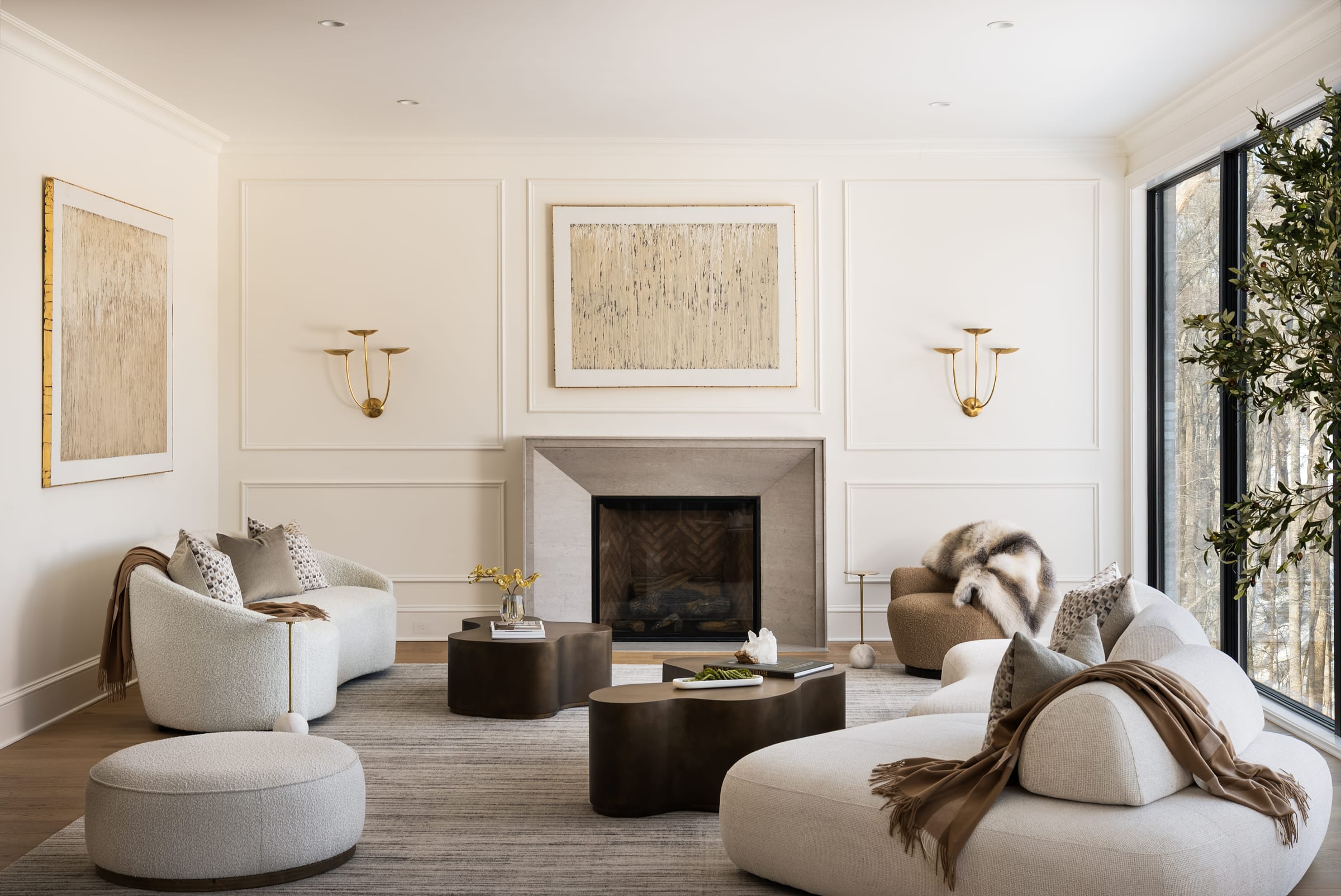 Interior of a forthcoming Lavenir custom home, the Kirby residence in McLean, VA