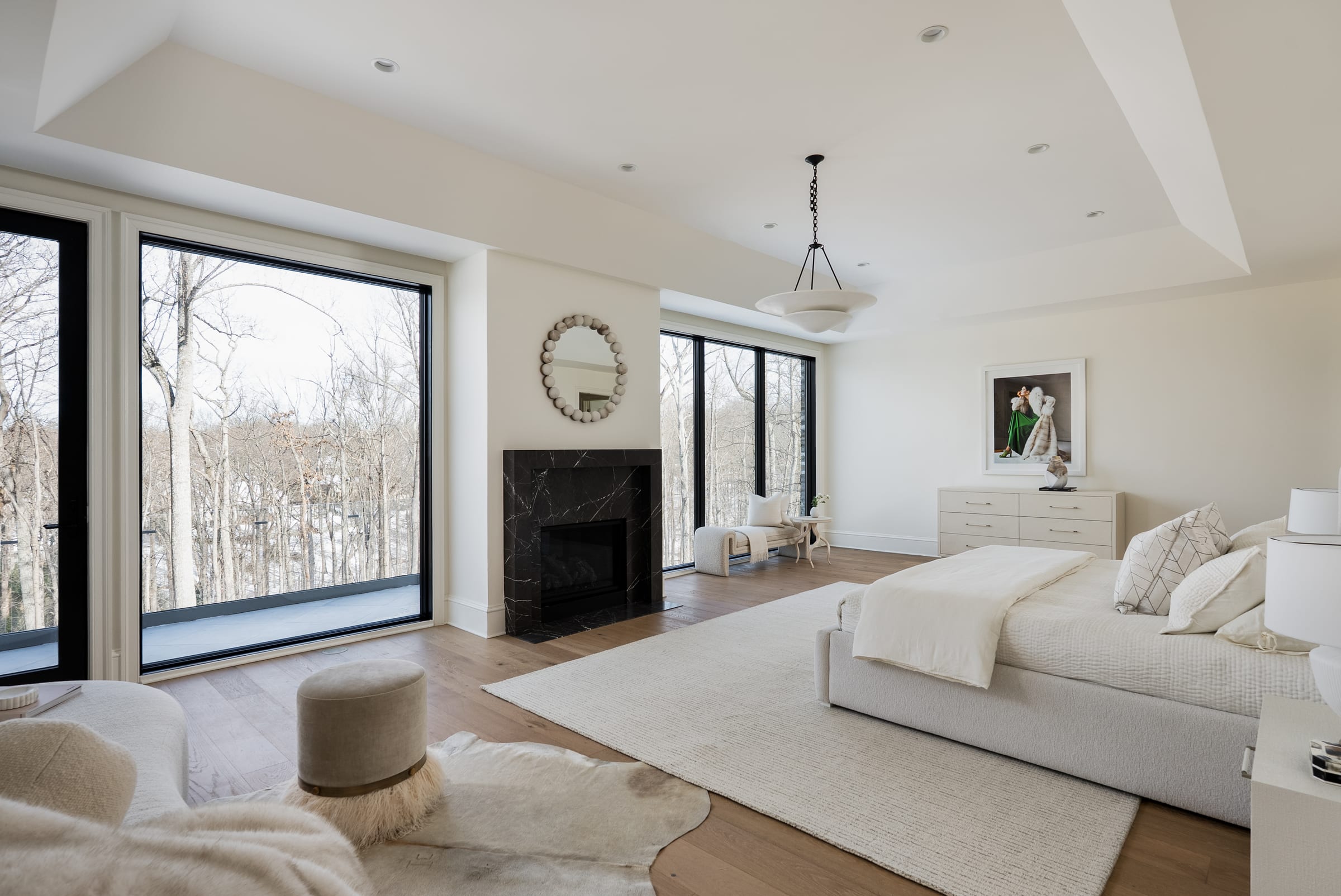 Interior detail of the Overlook custom estate by Lavenir Custom Homes in McLean, VA